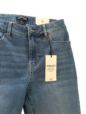 Riviera High-Rise Skinny Boot Jeans - Blue
